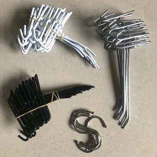 网片网格挂钩超市货架展示架挂钩商店小商品白果绿玻璃件古马隆蜜