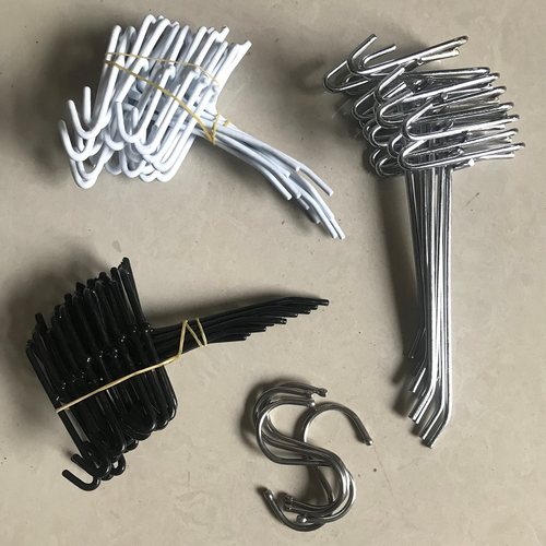 网片网格挂钩超市货架展示架挂钩商店小商品白果绿玻璃件古马隆蜜