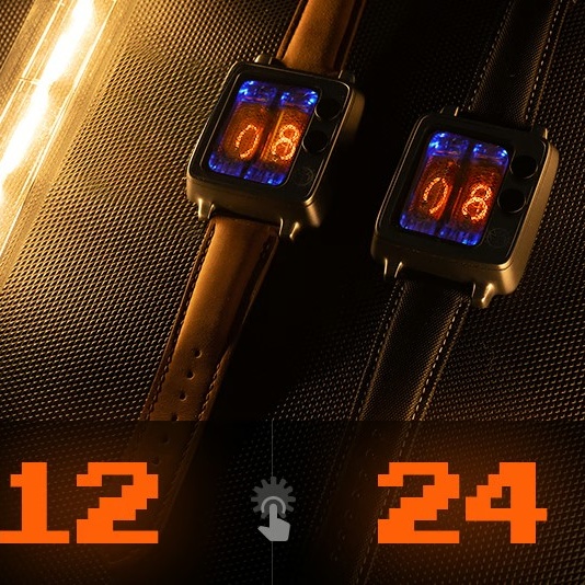 BTF WATCH IN-16辉光管腕表赛博朋克风无线充电手表送男友礼物