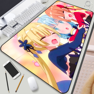 RPG不动产鼠标垫风色琴音 弗雅 露芙莉娅动漫游戏周边二次元桌垫