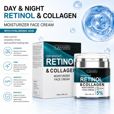 跨境爆款视黄醇胶原蛋白面霜 RETINOL，COLLAGEN FACIAL CREAM