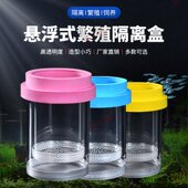 孔雀鱼繁殖盒鱼缸隔离盒小鱼幼鱼母鱼产房鱼苗悬浮式 漂浮孵化盒罐