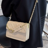 Универсальная небольшая сумка, сумка через плечо, сумка на одно плечо, цепь, изысканный стиль, коллекция 2022, в западном стиле, на цепочке