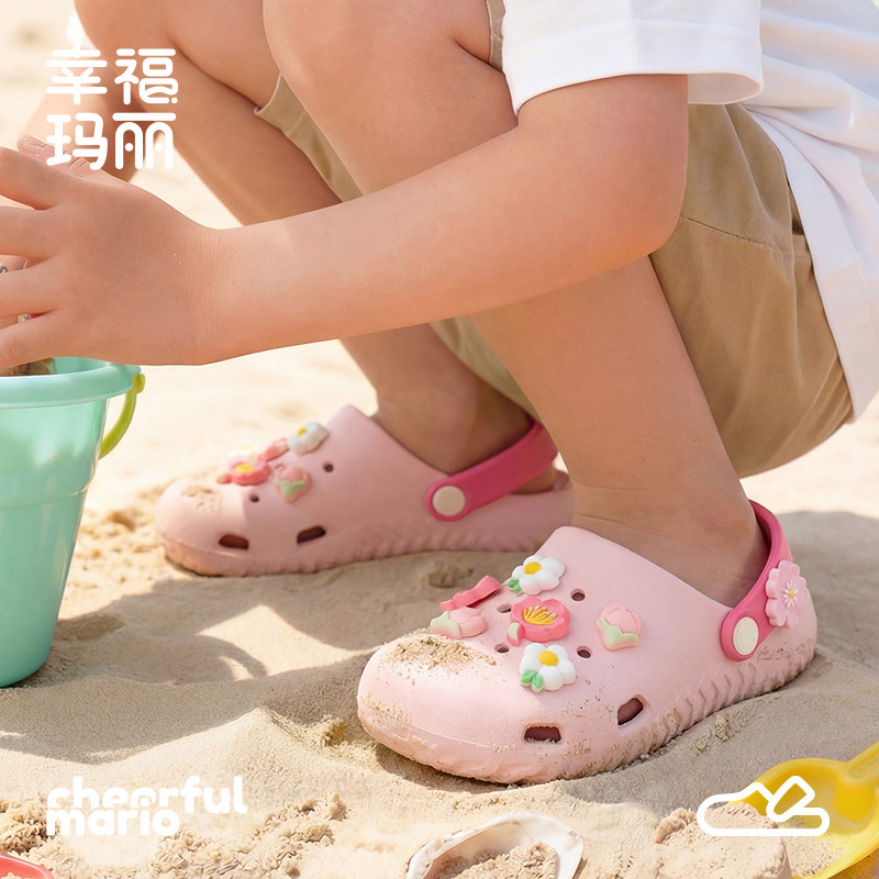 宝宝夏日玩水神器！防滑软底安心图片