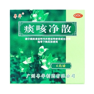 广健粤华痰咳净散6g通窍顺气止咳化痰支气管炎咽炎咳嗽痰多气喘