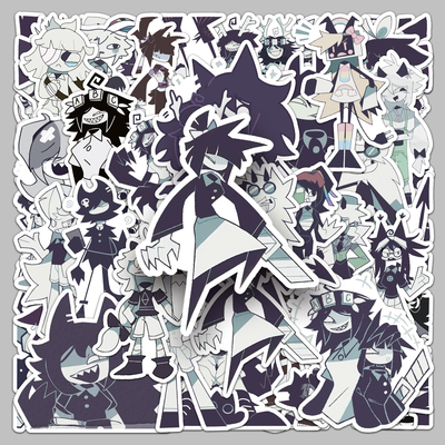 50张FPE行为基础动画贴纸可爱Claire人物周边diy装饰防水电脑贴纸