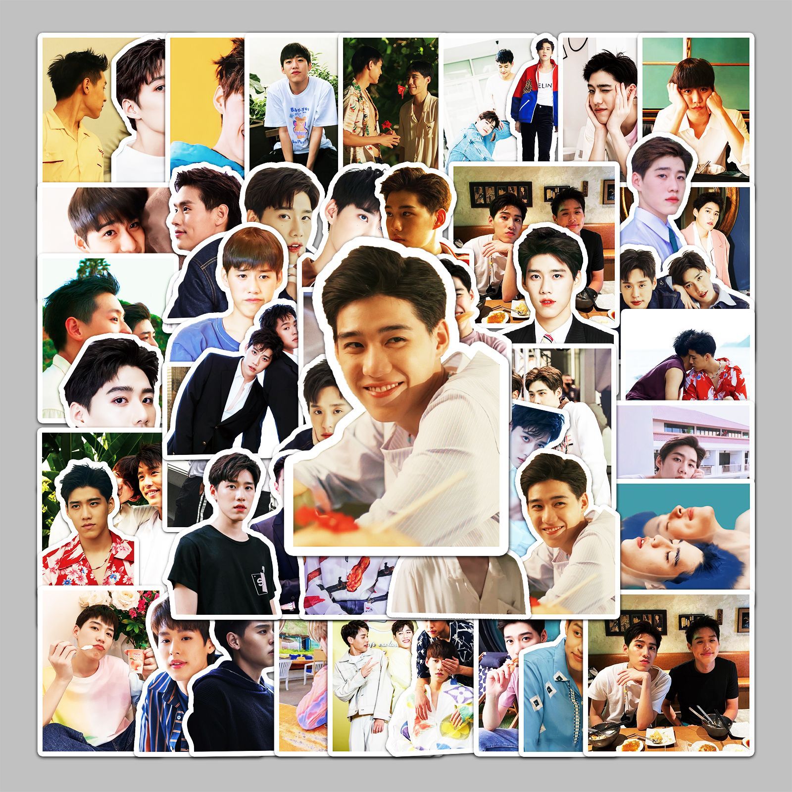 50张以你的心诠释我的爱防水贴纸