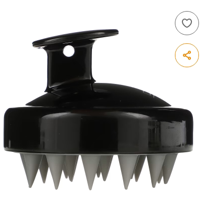 美国乔凡尼 Giovanni 头皮按摩器和洗发刷 黑色 1 把