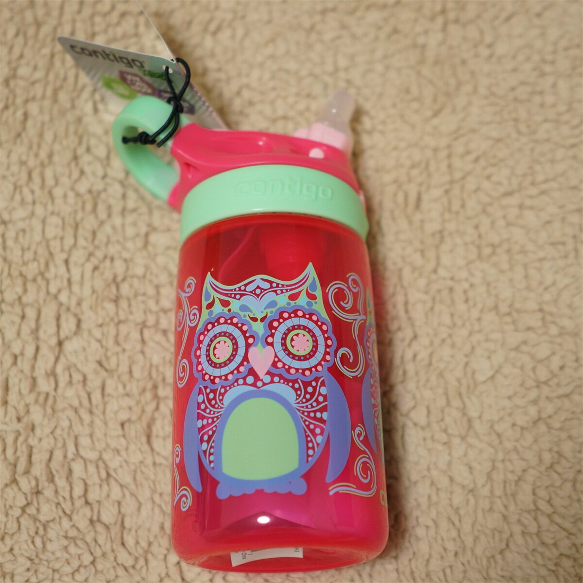 现货 美国contigo康迪克防漏吸管杯宝宝儿童水杯喝水杯婴儿饮水杯