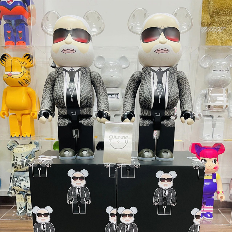 bearbrick1000%老佛爷千秋暴力熊公仔积木熊手办潮流大摆件玩偶