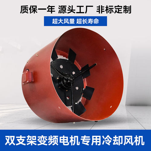 柳崎双支架大风量变频电机风机