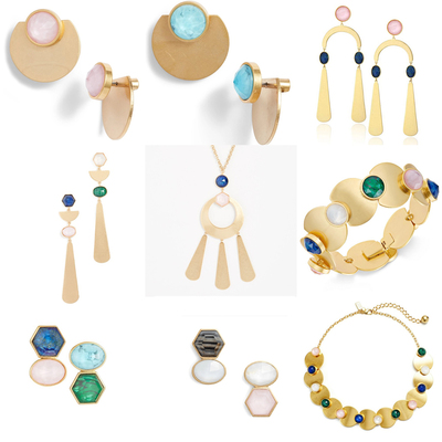 ks小众设计正品复古系列果耳环耳饰项链Sunshine Stones Parure