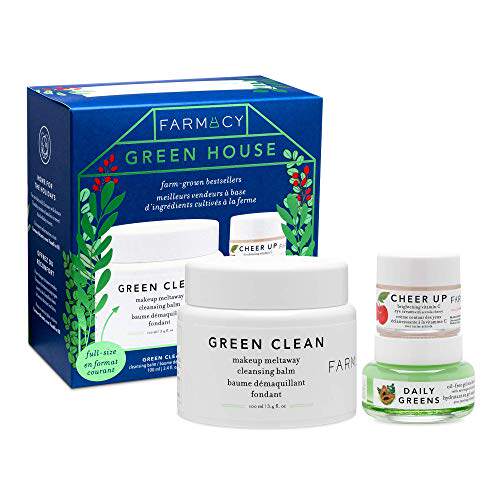 farmacy green house skincare gift set - mini sizes of facial