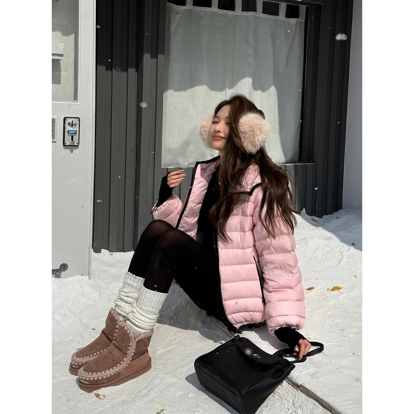 AAUStore90白鸭绒轻薄羽绒服女