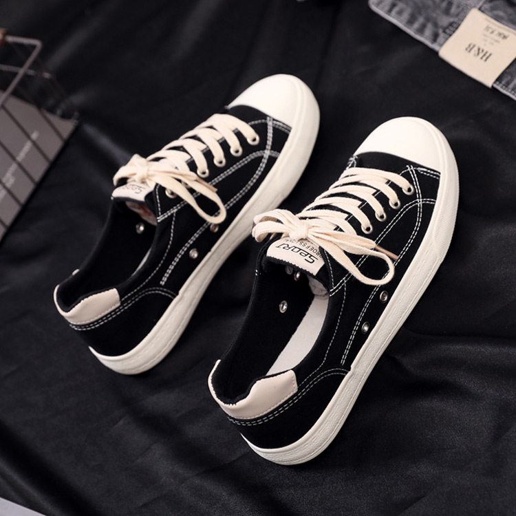 低帮白色帆布鞋男粘扣学生韩版百搭休闲鞋2025新款板鞋懒人鞋球鞋,流行男鞋,帆布鞋,淘宝优惠券,粉丝福利购,淘宝优惠卷
