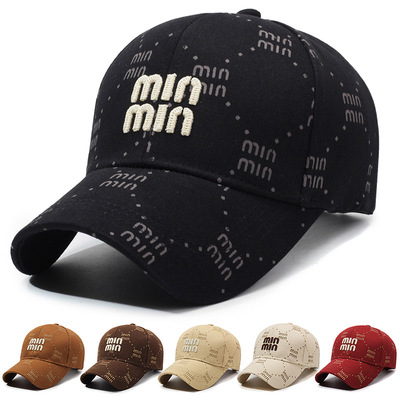 新款满印字母棒球帽韩版时尚