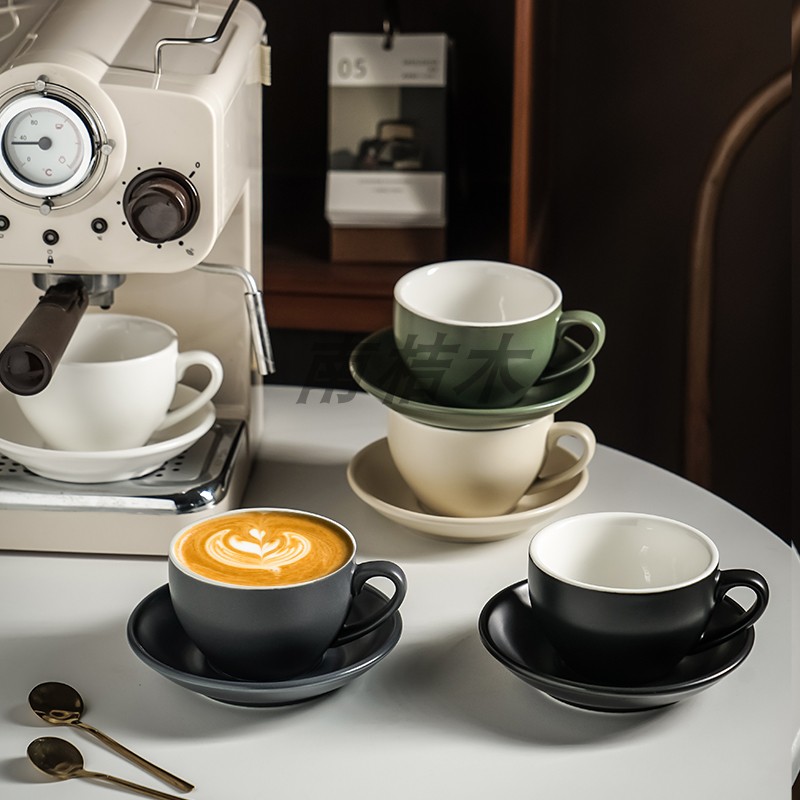 300ml加厚拉花杯子咖啡店拿铁杯