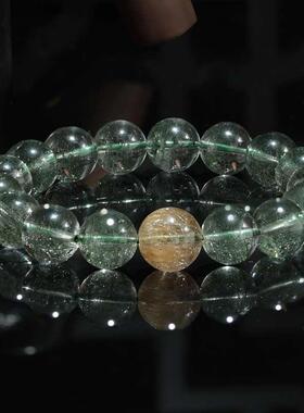 九福晶典 绿幽灵发晶发发发手链 JF94091