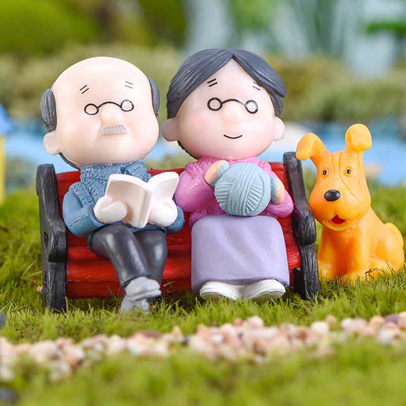 微景观盆栽摄影可爱风座椅小饰品