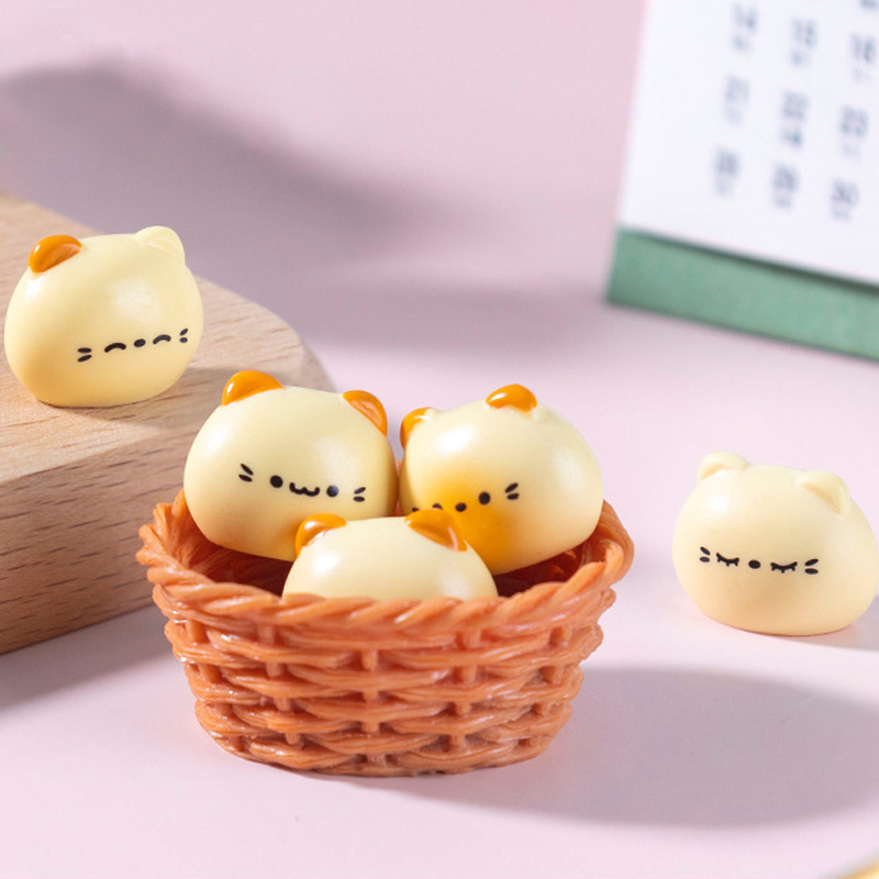 可爱曲曲小猫创意树脂桌面摆件