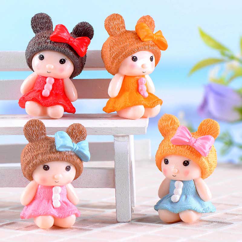 微景观多肉造景小人创意手工卡通塑料娃娃可爱小人物装饰蛋糕摆件