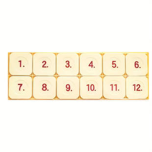 逻辑高翻翻板数字块 翻翻板配件 公车板