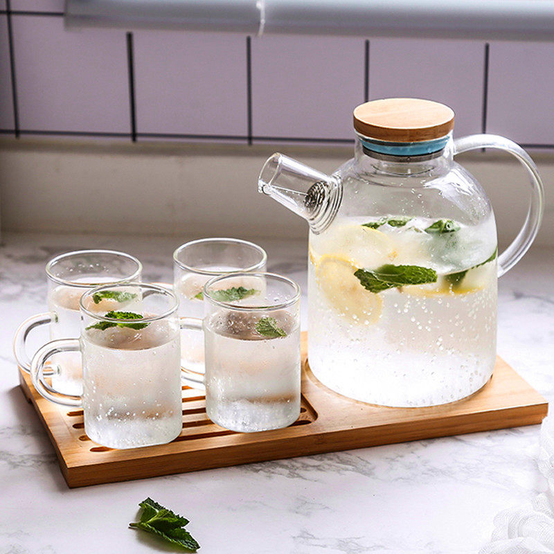 Glass Mug suit European style household a living room fruit teapot pot  Drink plenty of water glass Flower cup High temperature resistancein the Tableware , Coffee , Mug  category - from Buy2taobao.com to provide professional Taobao agent buy service