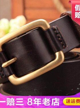 新开元保罗皮带韩版男士光身裤腰带单圈平滑扣帆布扣头腰带98578
