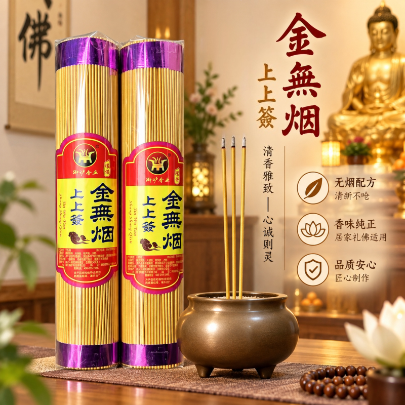 御炉无烟檀香线香28cm佛堂供奉