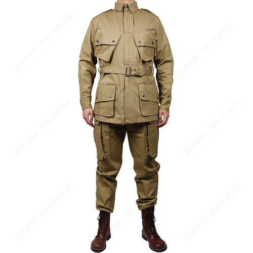 美式复古 M42伞兵服套装 101\82空降师空降兵 复刻军事风 工装服 - 封面