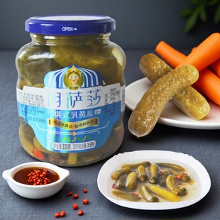 乳黄瓜阿萨莎330g东北特产枸杞水果黄酸瓜下饭开胃泡菜 俄式 包邮