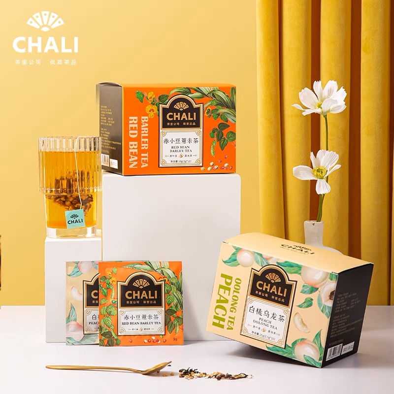 chali茶里白桃乌龙赤小豆薏米铁观音组合茶包花果花草水果冷泡茶