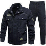 Осенний хлопковый эластичный износостойкий комбинезон, увеличенная толщина, защита от ожогов