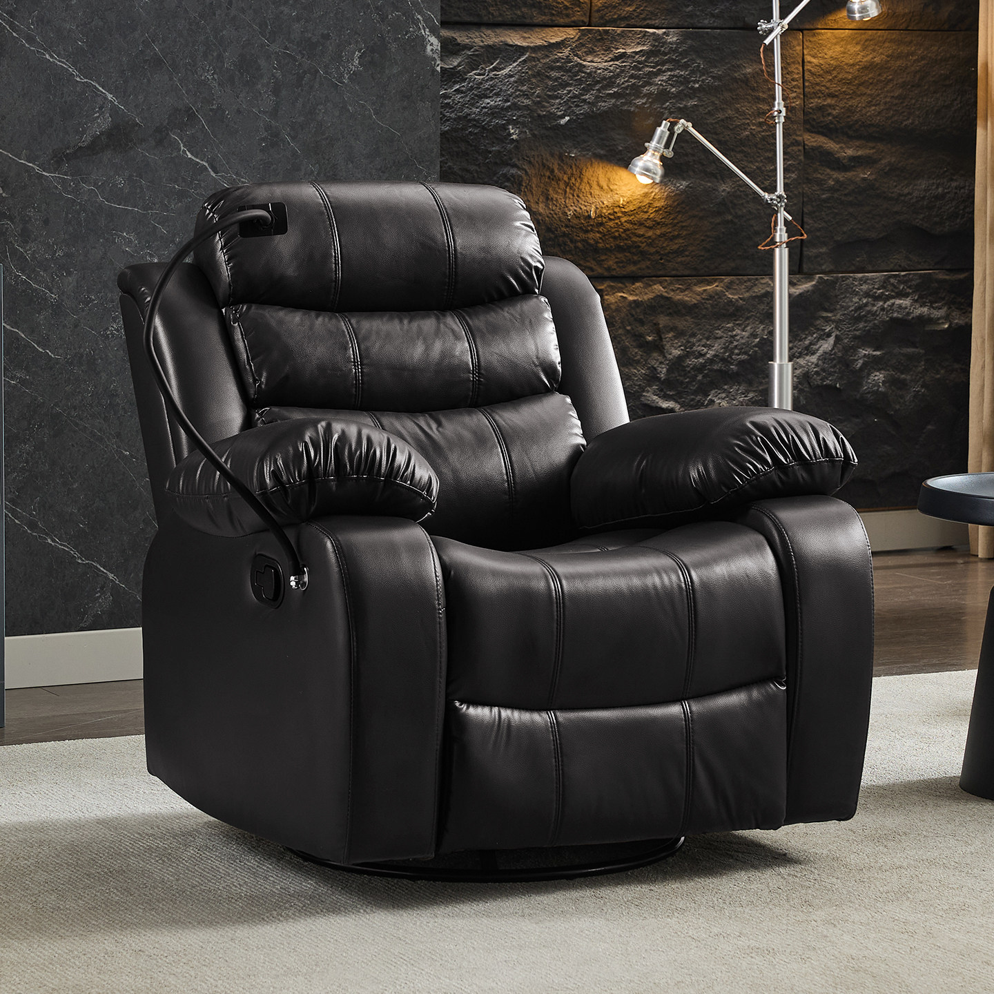 单人功能沙发电动家用头等座舱客厅懒人休闲可睡可躺按摩皮艺摇椅