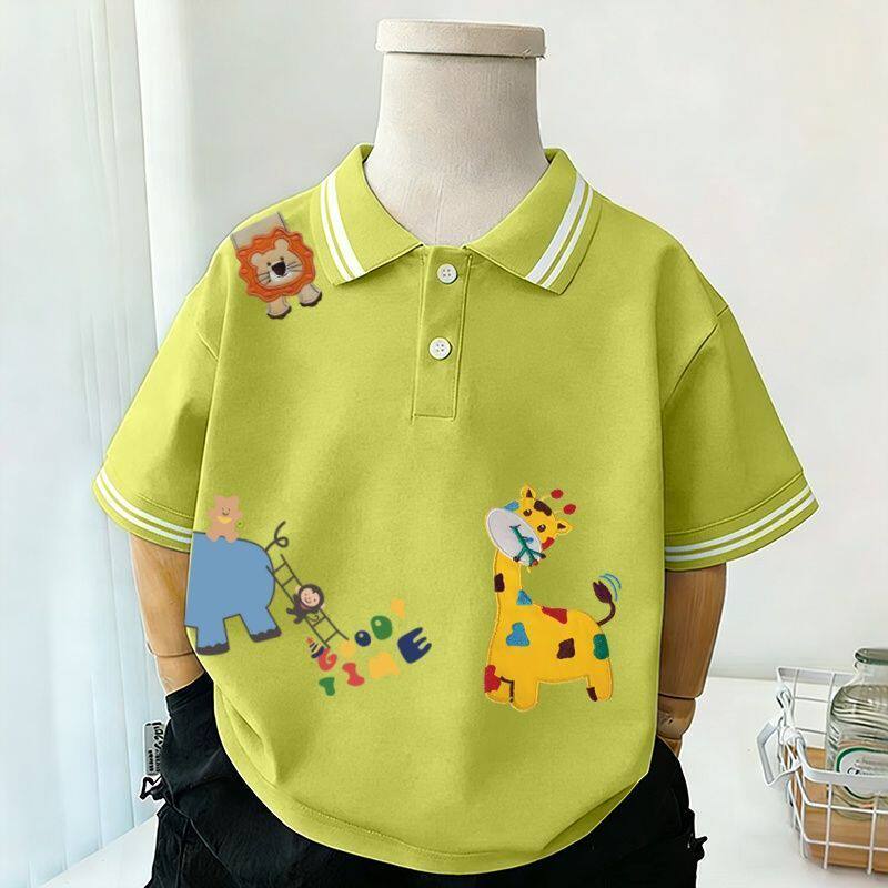 男童夏季短袖POLO衫2026新款