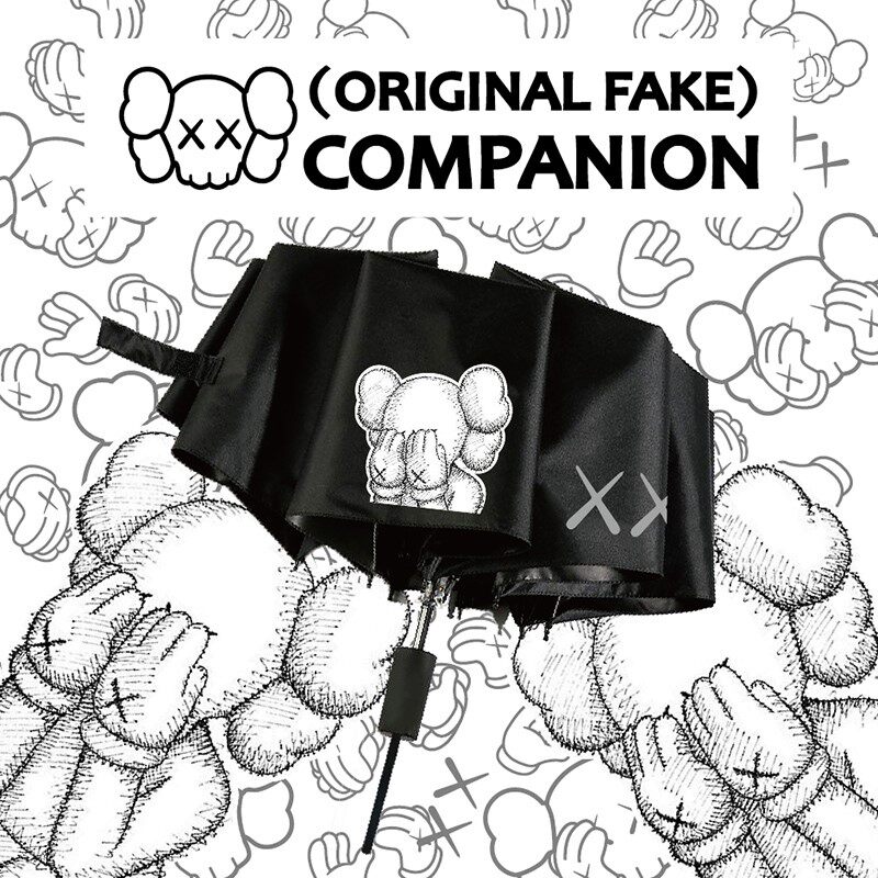 Kaws doll popular logo xx men's and women's creative在类目 居家日用, 伞/雨具/防雨/防潮, 伞中 - 来自Buy2taobao.com提供专业的淘宝代购服务