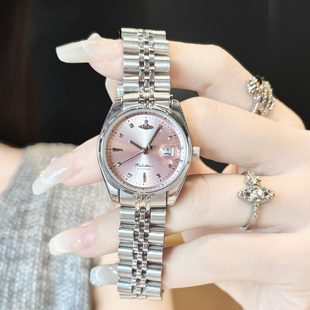 西太后同款 轻奢小众品牌手链表白月光女表小号28mm 手表碎冰粉女款