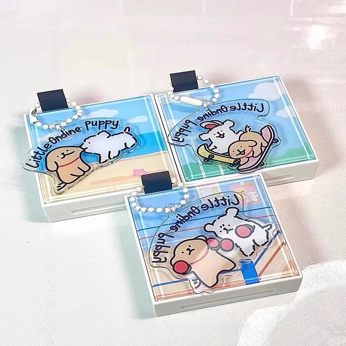 小奥汀线条小狗哑光高光粉饼修容一体盘小奥丁双色提亮爆闪平价