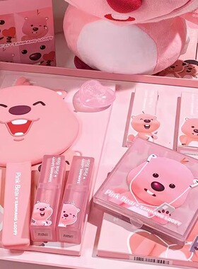 pinkbear礼盒loopy联名口红美洛蒂套盒库洛米唇釉皮可熊持久平价