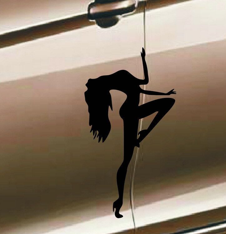 汽车门缝车贴钢管舞女郎性感美女搞笑美女贴纸遮划痕装饰装潢贴纸