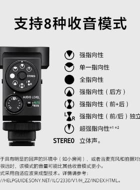 SONY ECM-M1 4声道数字音频枪型麦克风 国行联保