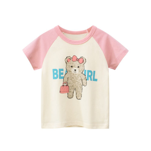 韩版童装夏季新品批发短袖衣服