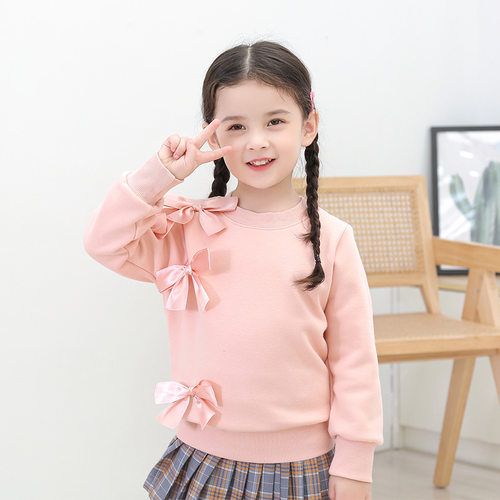 27home品牌新款特价加绒卫衣女童