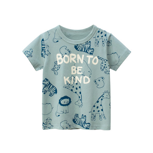 27kids品牌特价纯棉短袖T恤男童