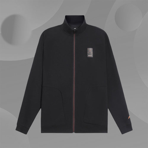 李宁新款正品男子休闲时尚立领运动户外训练运动服AWDS787