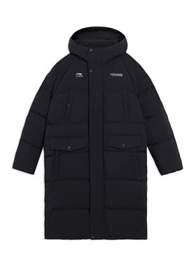 Lining/李宁正品童装长羽绒服男女小大童户外系列运动服YYMS095