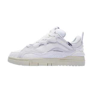 男子惟吾GOLDEN低帮复古耐磨运动休闲鞋 AECS073 李宁正品 Lining