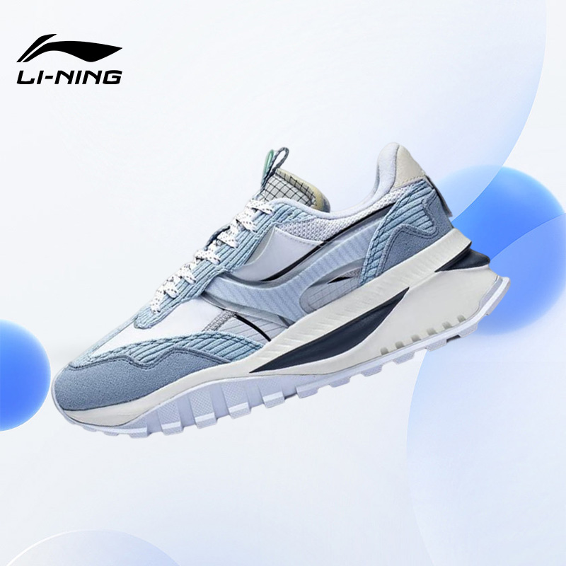 Lining/李宁正品方圆EVO女子时尚缓震透气休闲运动跑步鞋AGCS164