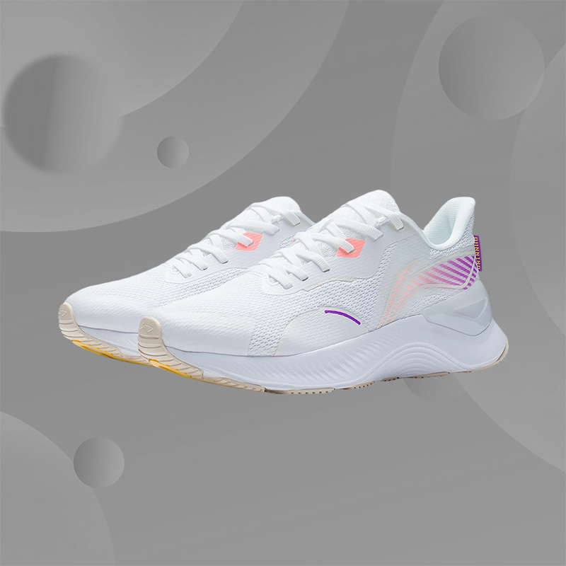 李宁正品夏季新款休闲运动舒适透气女子跑步鞋ARHS028