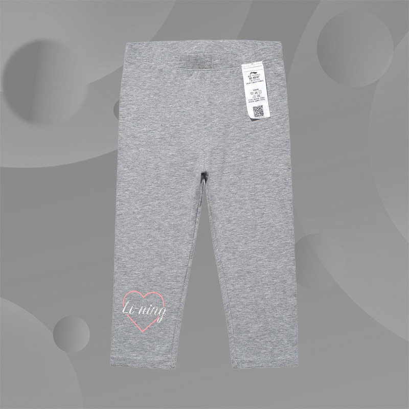李宁童装儿童打底裤女新款婴幼童宝宝外穿舒适长裤子 花灰YKLQ086,童装/婴儿装/亲子装,裤子,淘宝优惠券,粉丝福利购,淘宝优惠卷